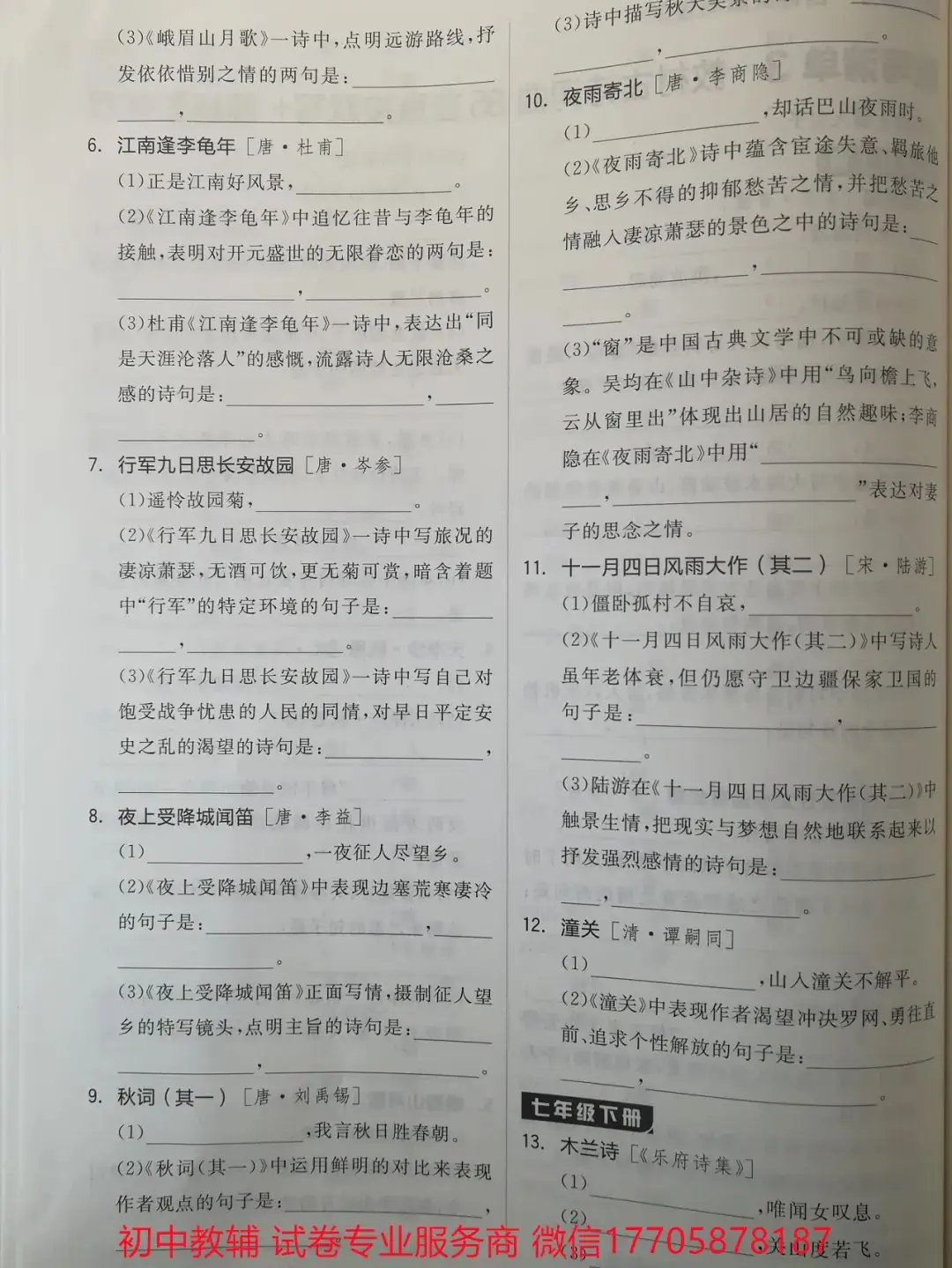 2024全品中考 复习方案 语文-第45张图片-四季读书网