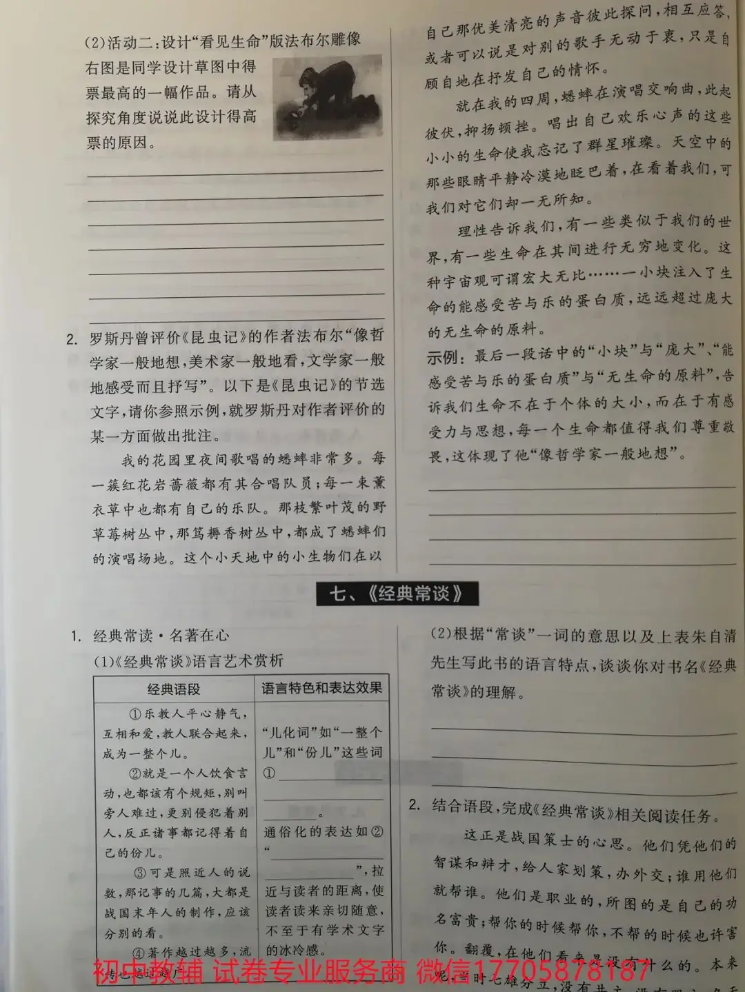 2024全品中考 复习方案 语文-第91张图片-四季读书网