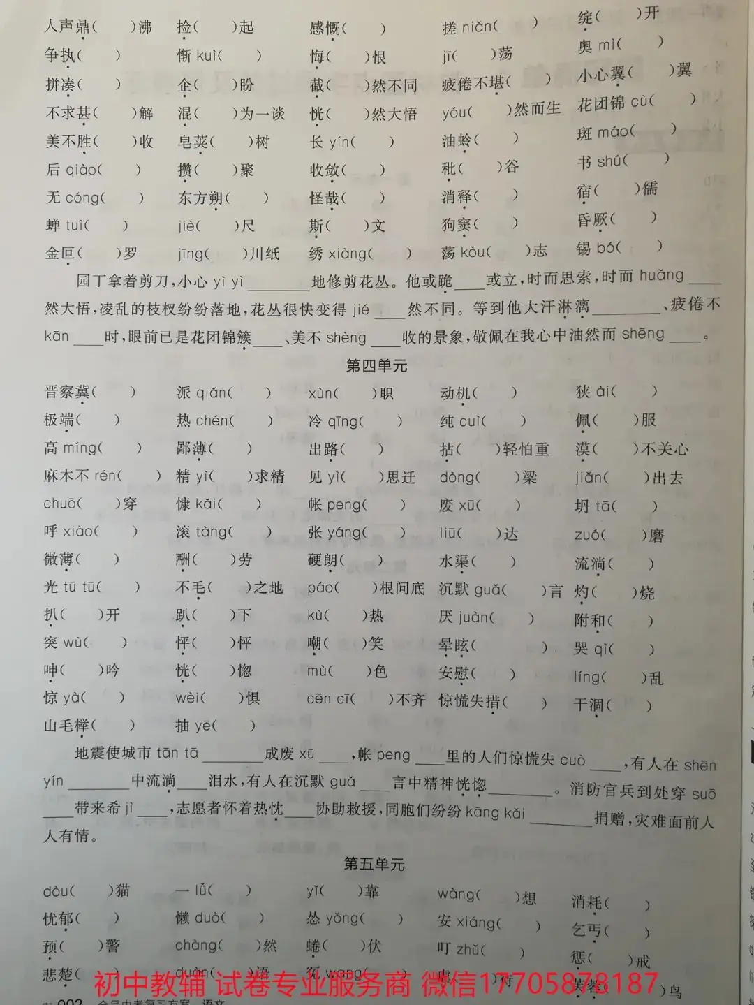 2024全品中考 复习方案 语文-第41张图片-四季读书网