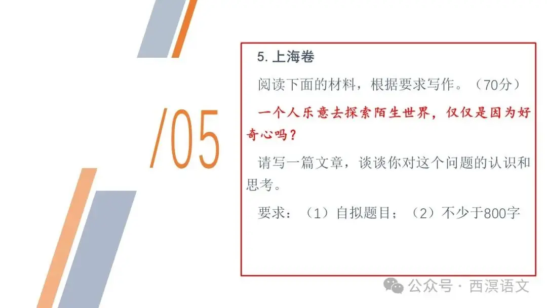 高考作文说理阐释要“接地气”-第15张图片-四季读书网