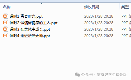 中考道德与法治基础知识复习课件:七年级下册(4份打包)-第1张图片-四季读书网