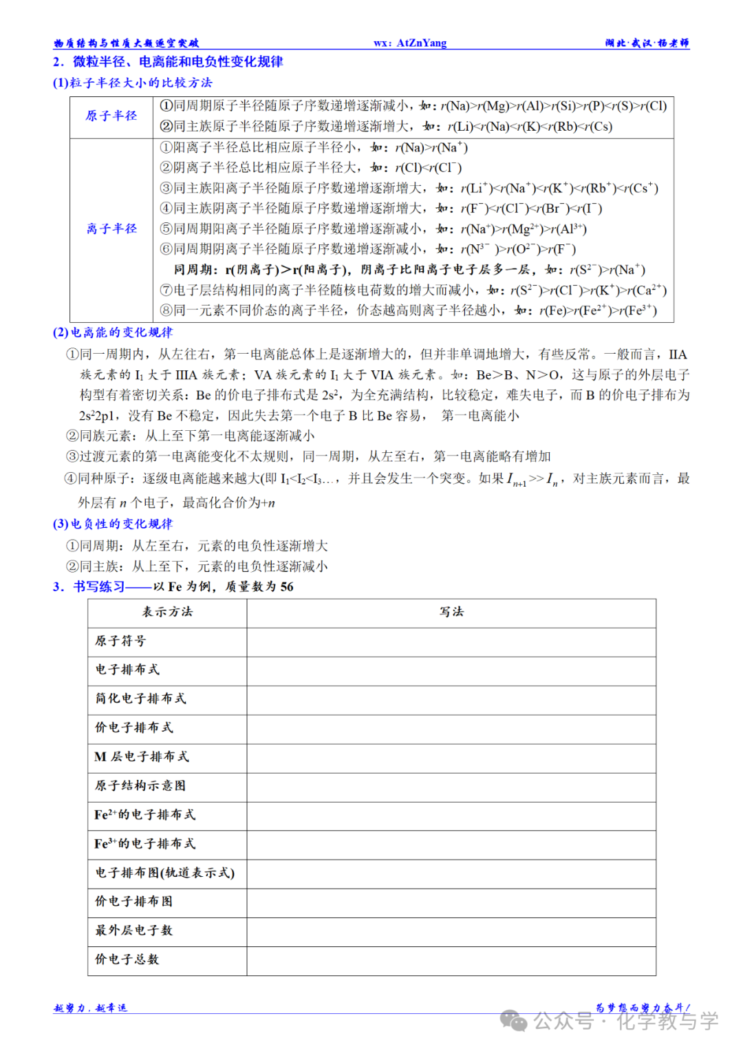 高考化学二轮||物质结构与性质大题逐空突破-第4张图片-四季读书网