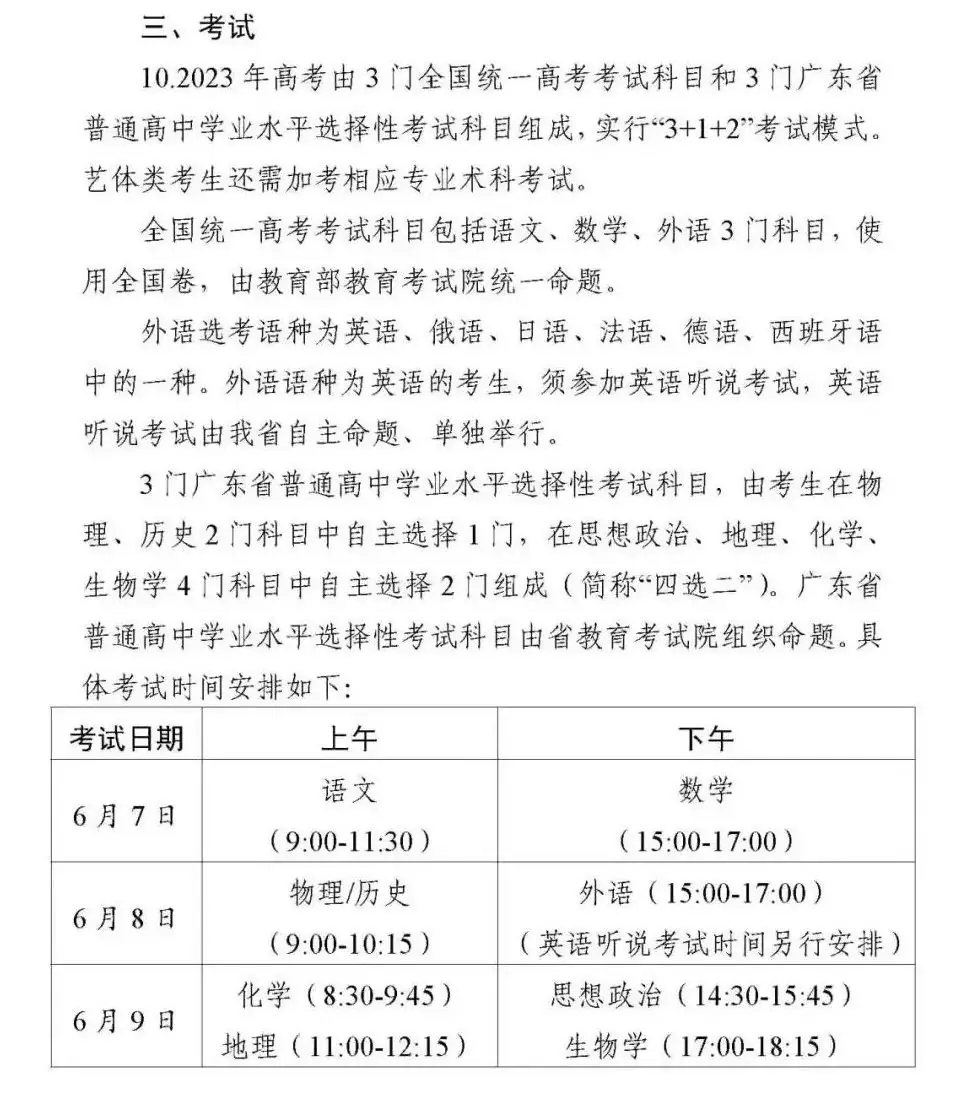 6月7日开始!教育部公布2024全国高考时间!-第3张图片-四季读书网