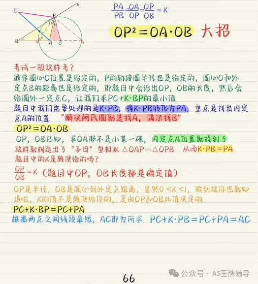 中考几何阿氏圆模型-第3张图片-四季读书网