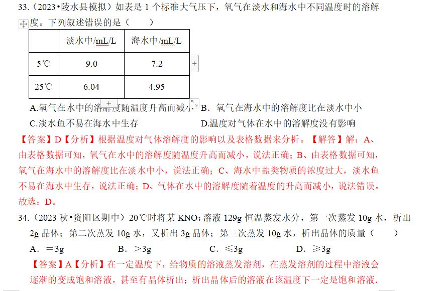 2024年中考理化百日冲刺打卡题3月21日(距离2024年中考还有97天)-第6张图片-四季读书网