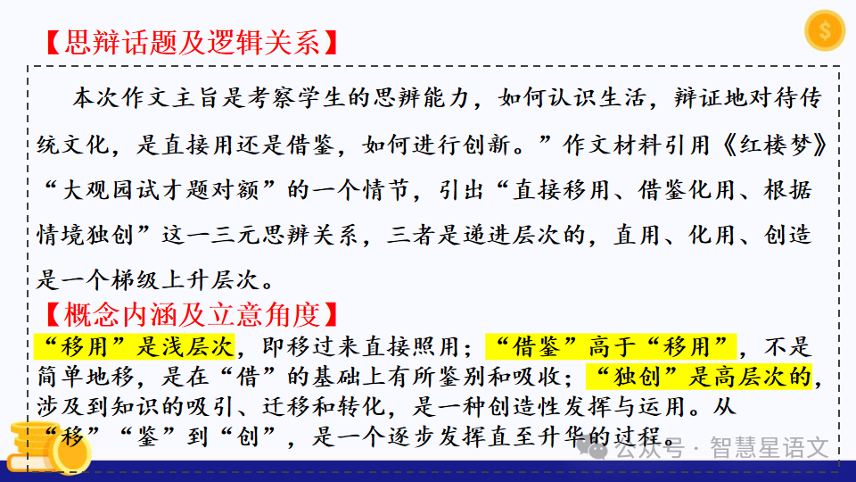 【理型语文•写作专题】|2024高考语文二轮复习——思辨类作文审题指导精品课件-第30张图片-四季读书网 【理型语文•写作专题】|2024高考语文二轮复习——思辨类作文审题指导精品课件-第30张图片-四季读书网
