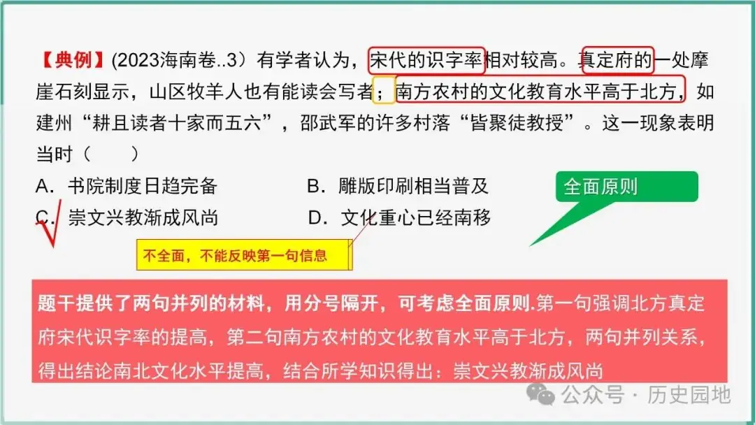 授之以渔 | 2024高考历史选择题解题技巧和方法:三审六原则 第64张 授之以渔 | 2024高考历史选择题解题技巧和方法:三审六原则 第64张