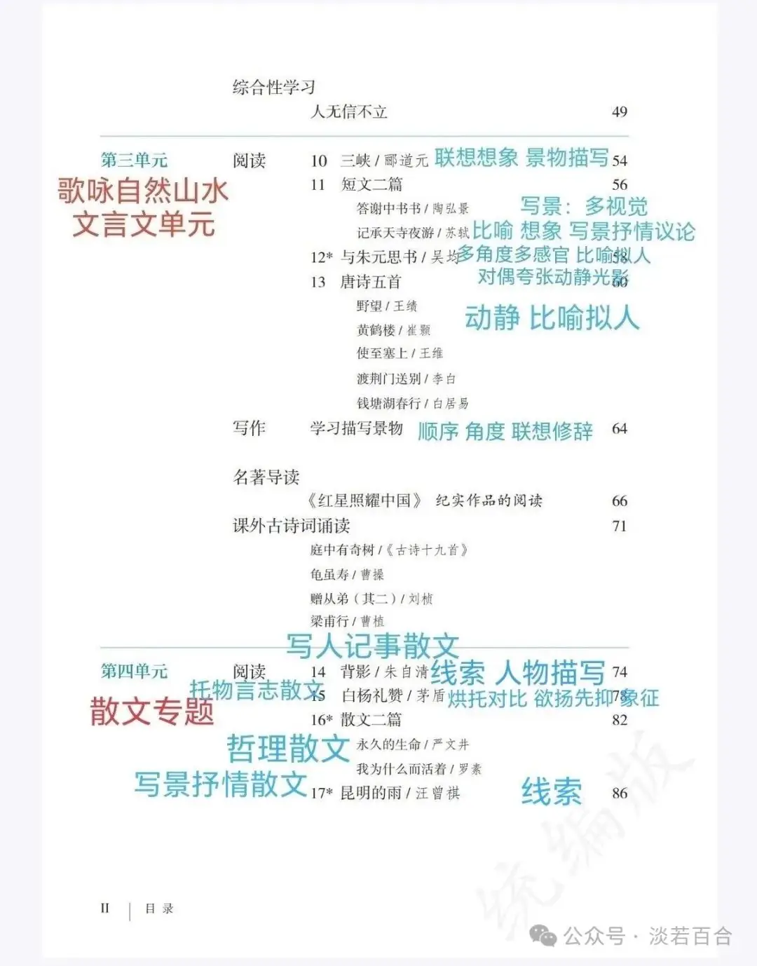 中考语文|| 复盘初中语文七上、七下、八上、八下的一轮复习(均有课件,可收藏)-第4张图片-四季读书网 中考语文|| 复盘初中语文七上、七下、八上、八下的一轮复习(均有课件,可收藏)-第4张图片-四季读书网