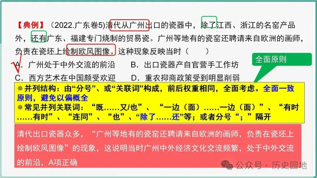 授之以渔 | 2024高考历史选择题解题技巧和方法:三审六原则 第65张 授之以渔 | 2024高考历史选择题解题技巧和方法:三审六原则 第65张