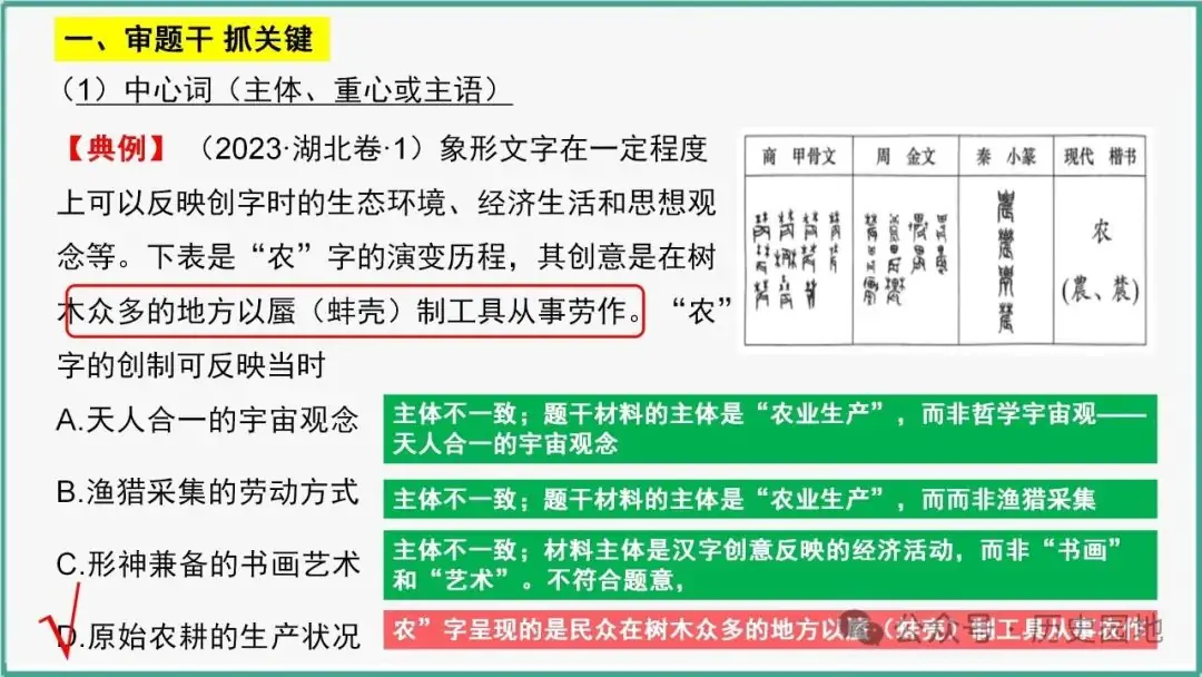 授之以渔 | 2024高考历史选择题解题技巧和方法:三审六原则 第23张 授之以渔 | 2024高考历史选择题解题技巧和方法:三审六原则 第23张