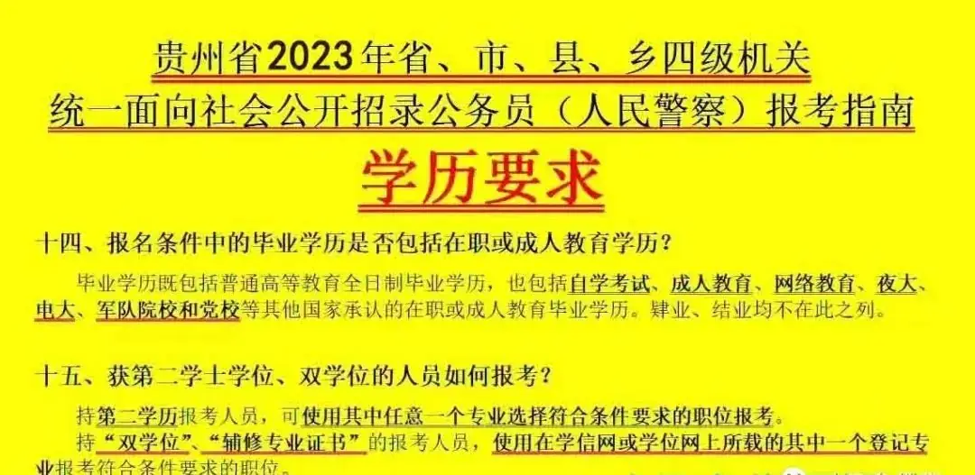 成人高考丨贵州2024年高起专、专升本成考招生简章 第12张 成人高考丨贵州2024年高起专、专升本成考招生简章 第12张