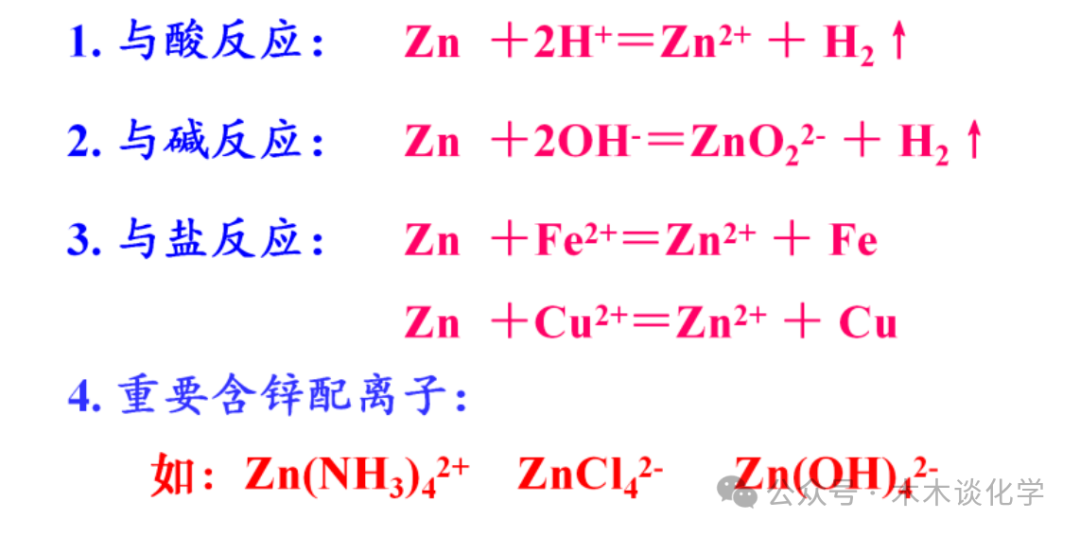 【高一化学】高考考点:锌及其化合物-第14张图片-四季读书网 【高一化学】高考考点:锌及其化合物-第14张图片-四季读书网