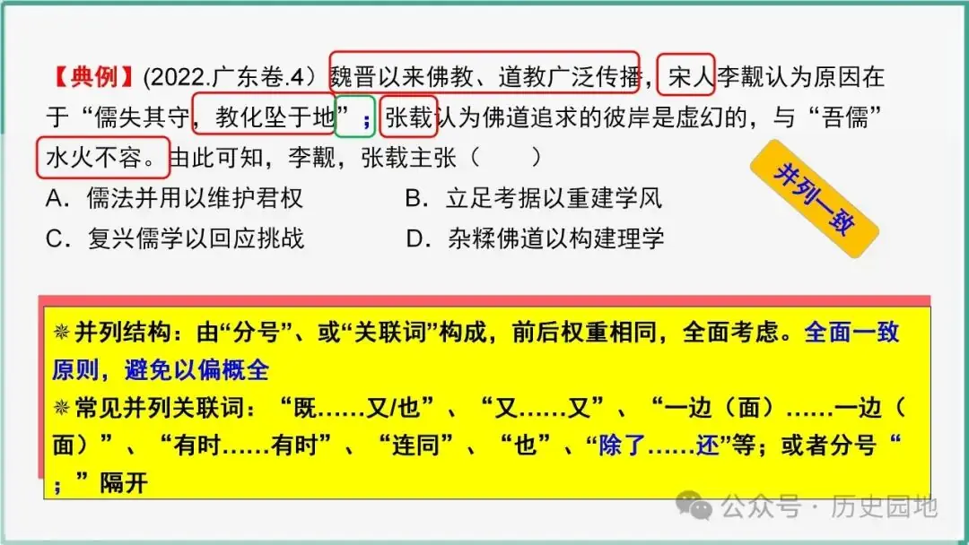 授之以渔 | 2024高考历史选择题解题技巧和方法:三审六原则 第39张 授之以渔 | 2024高考历史选择题解题技巧和方法:三审六原则 第39张