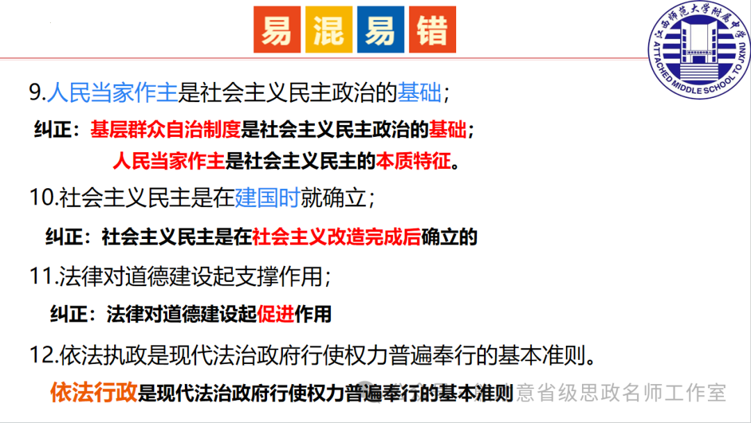 2024年中考一轮复习之《民主与法治》 第25张 2024年中考一轮复习之《民主与法治》 第25张