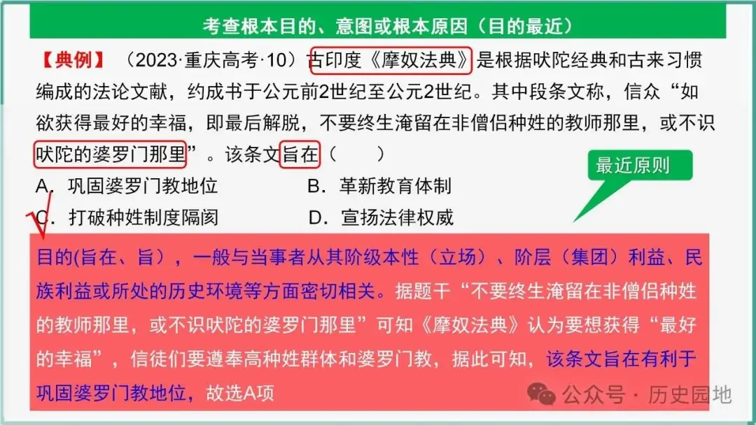授之以渔 | 2024高考历史选择题解题技巧和方法:三审六原则 第72张 授之以渔 | 2024高考历史选择题解题技巧和方法:三审六原则 第72张