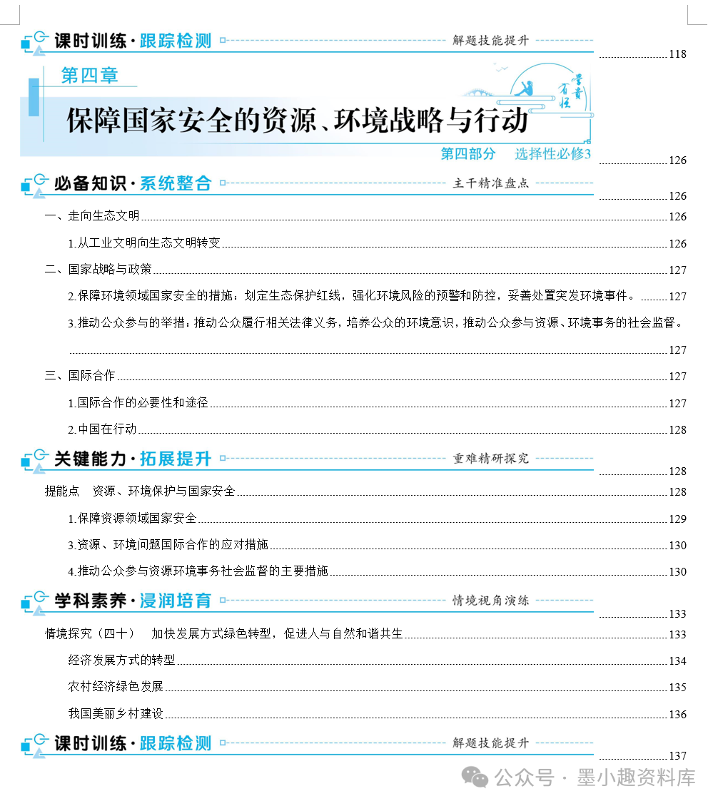 2024版高考地理总复习新教材版第四辑选择性必修第三册(共148页word版) 第8张 2024版高考地理总复习新教材版第四辑选择性必修第三册(共148页word版) 第8张