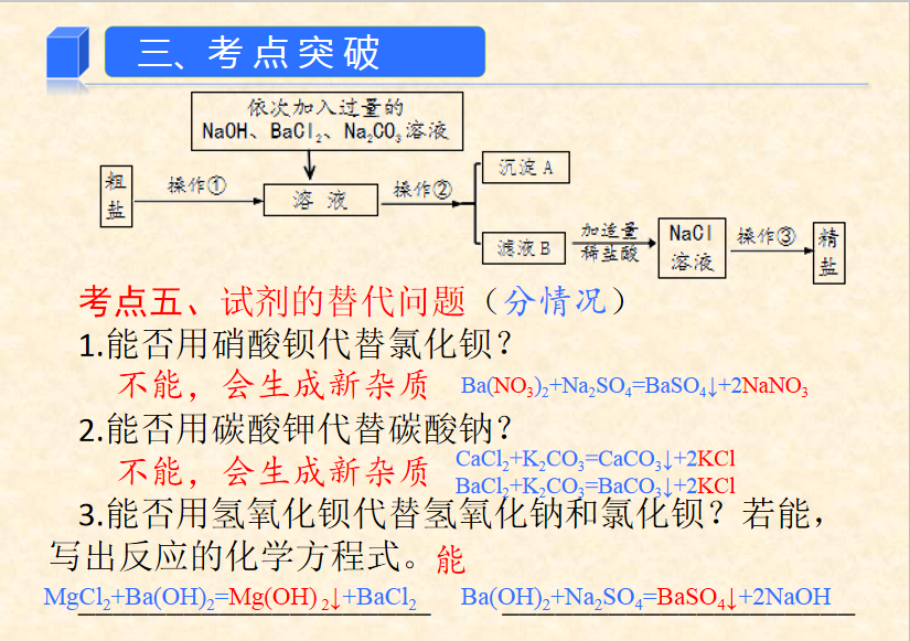 【中考化学】中考考点:粗盐提纯(知识要点+例题+专题训练) 第18张 【中考化学】中考考点:粗盐提纯(知识要点+例题+专题训练) 第18张