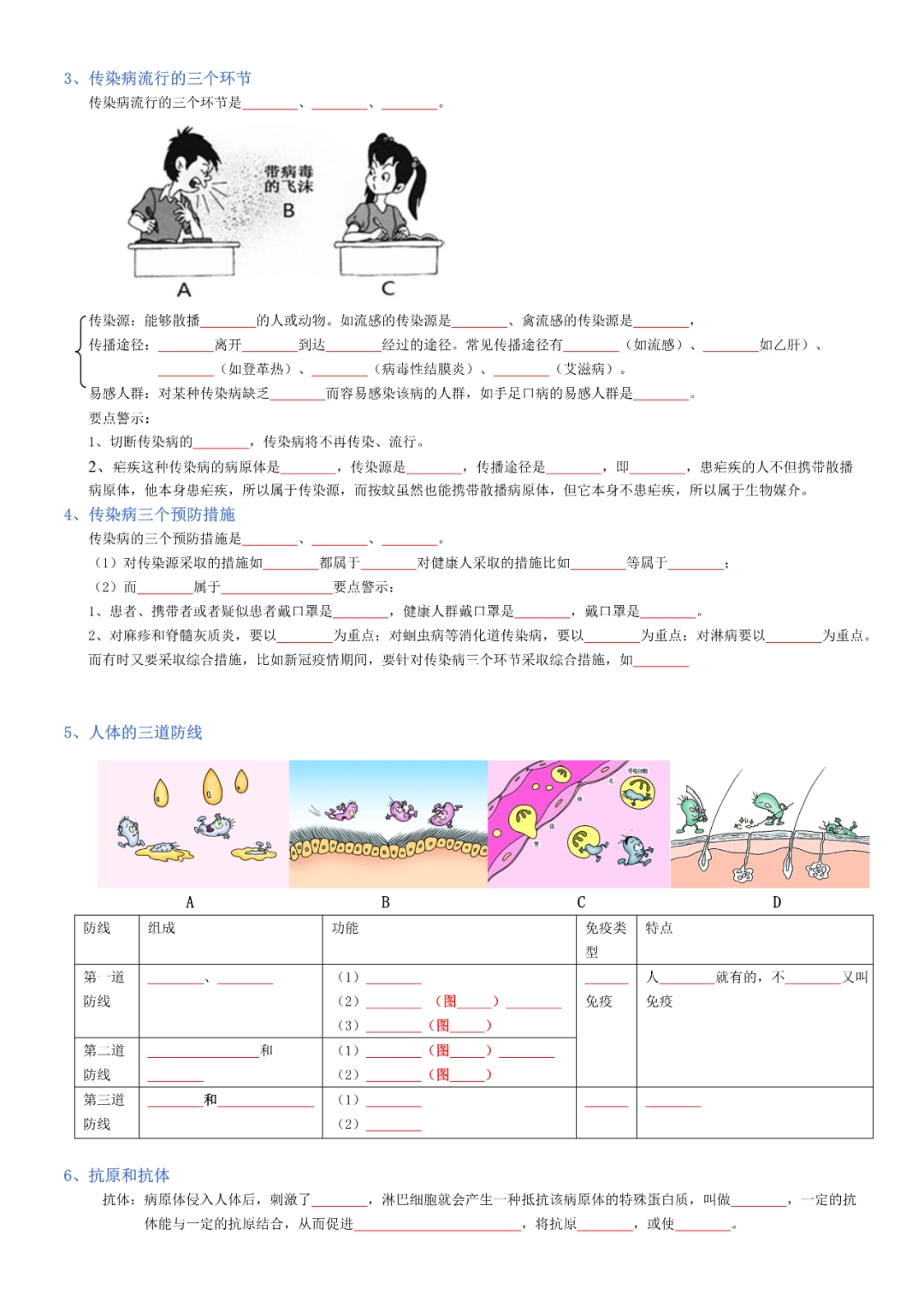 生物——八年级下册中考必背考点分册梳理-第27张图片-四季读书网