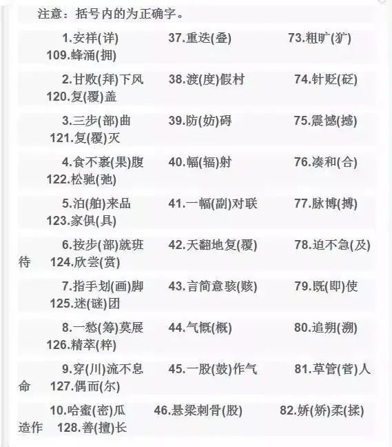 中考语文108组“双胞胎”!你分清了吗?-第2张图片-四季读书网
