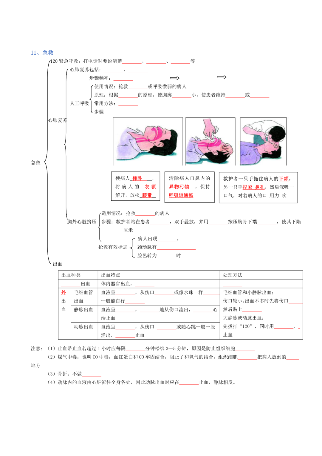 生物——八年级下册中考必背考点分册梳理-第30张图片-四季读书网