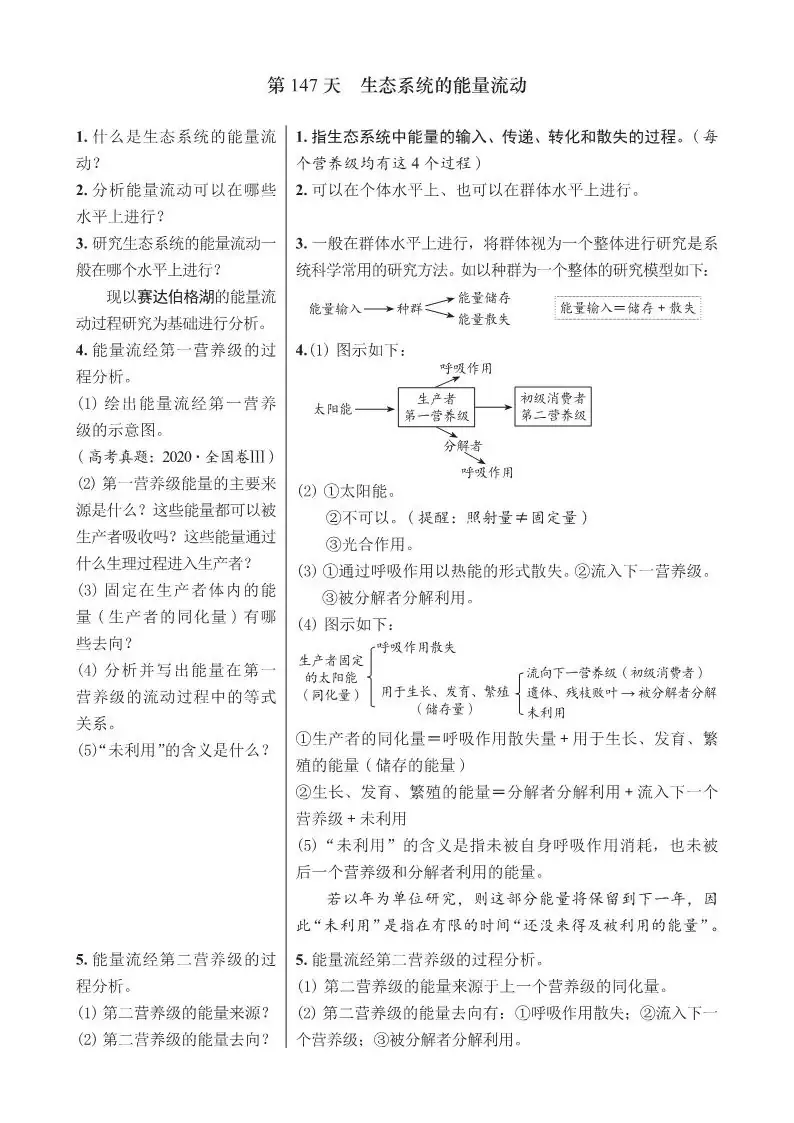 【高考必背】高中生必备,高中生物天天记,问题导学,180天有计划记忆基础知识-第14张图片-四季读书网