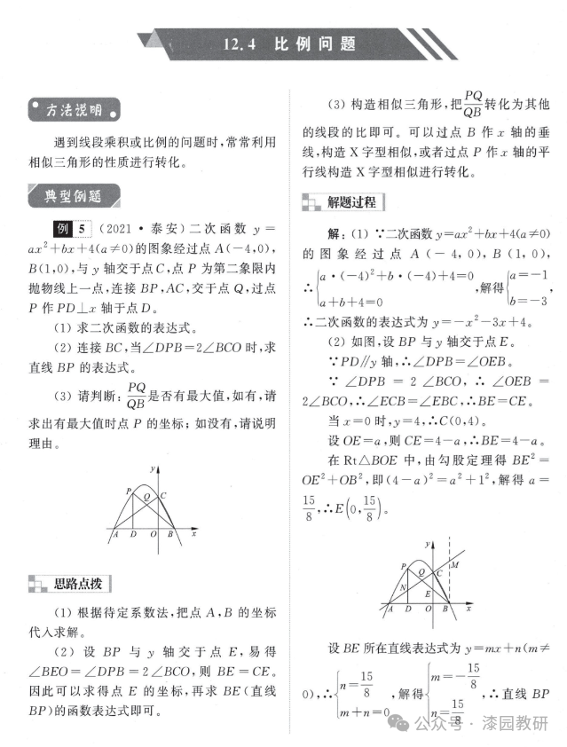 中考数学压轴题12个专题归纳——特殊专题篇-第11张图片-四季读书网