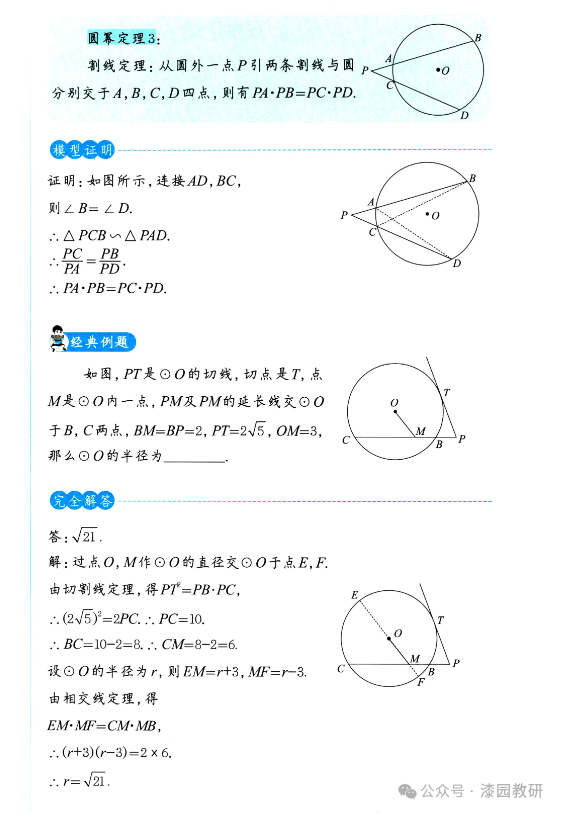 中考重点,圆中的8大规律总结-第4张图片-四季读书网