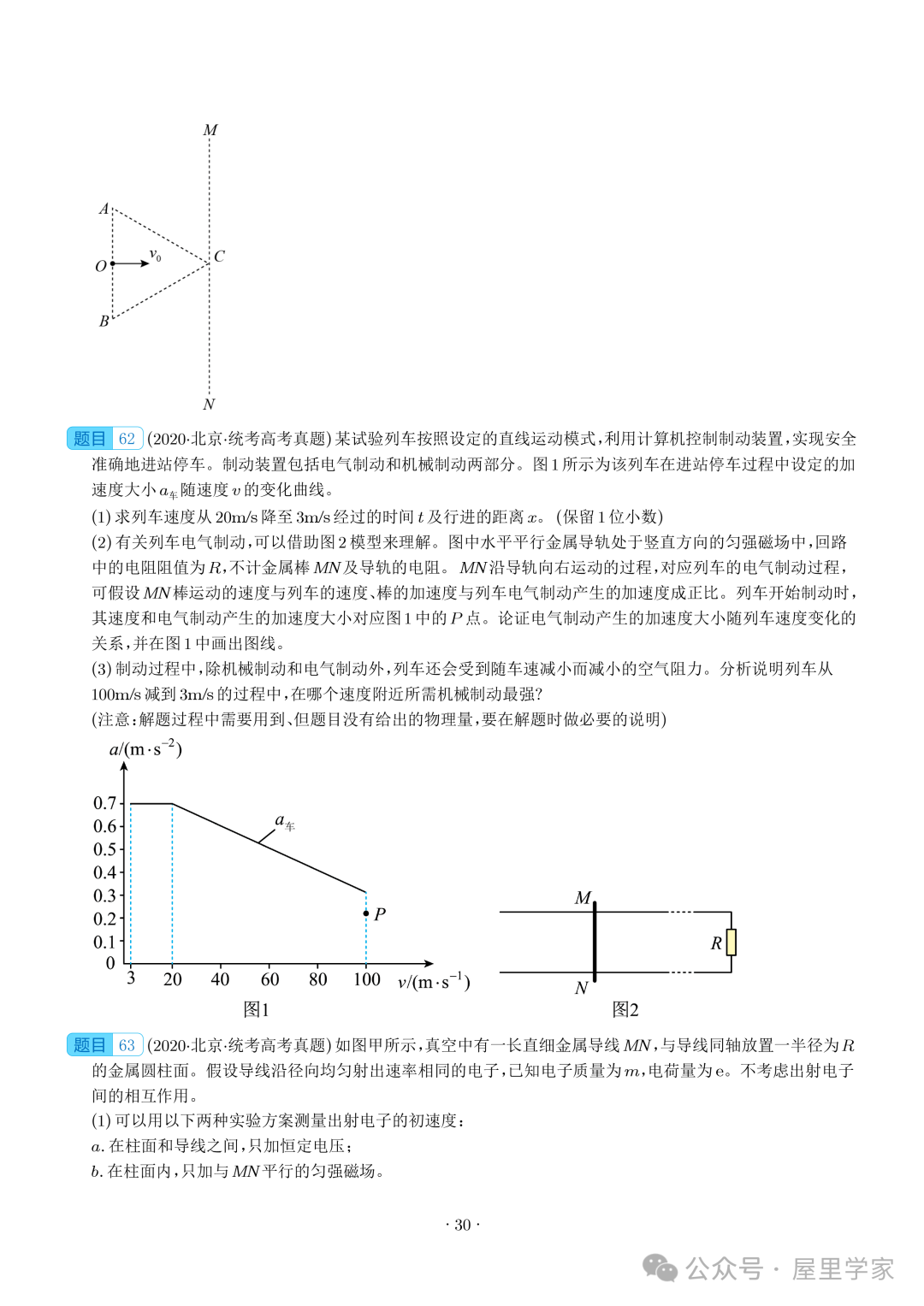 【电学大题】(2019~2023)高考物理五年电学综合计算真题汇编(全国通用)-第31张图片-四季读书网