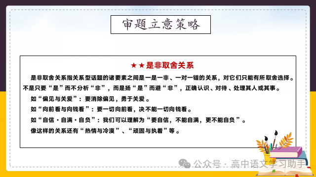 2024届高考作文提分策略:审题立意练习-第9张图片-四季读书网