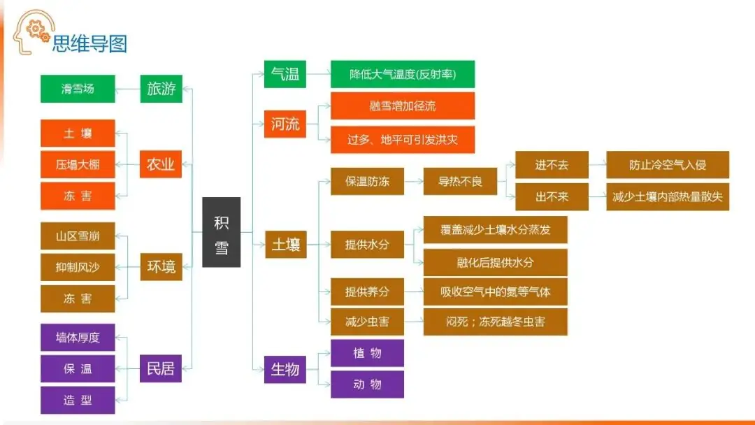高考备考自然地理小专题思维导图大全-第129张图片-四季读书网