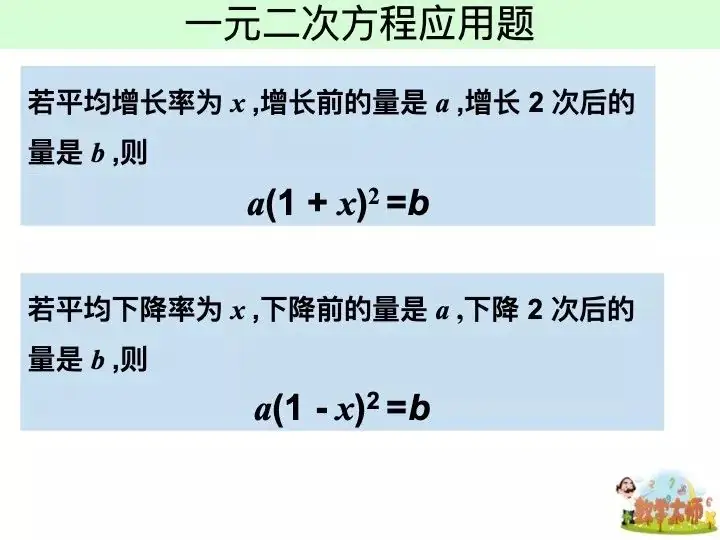 《一元二次方程应用题》PPT,中考状元班主任推荐, 赶快下载!-第5张图片-四季读书网