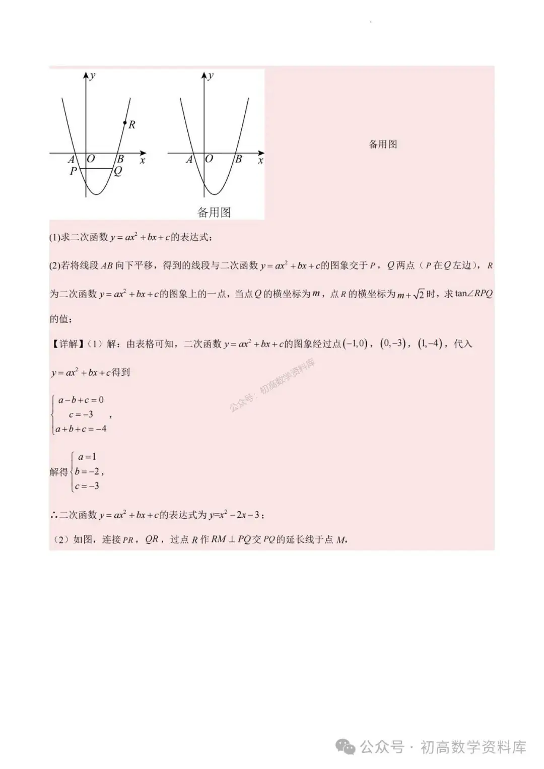2024年中考数学重难点专题:二次函数中特殊角问题-第10张图片-四季读书网
