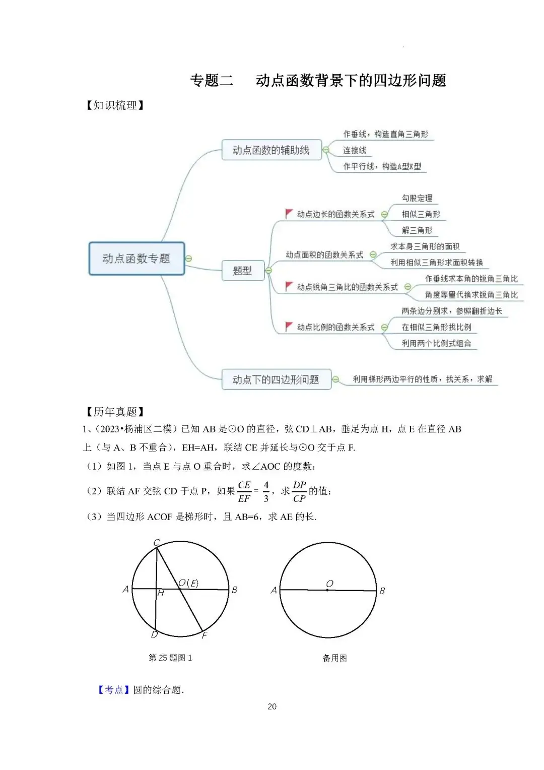 二模冲刺 | 近5年中考二模数学压轴题汇编解析,附知识点梳理-第4张图片-四季读书网