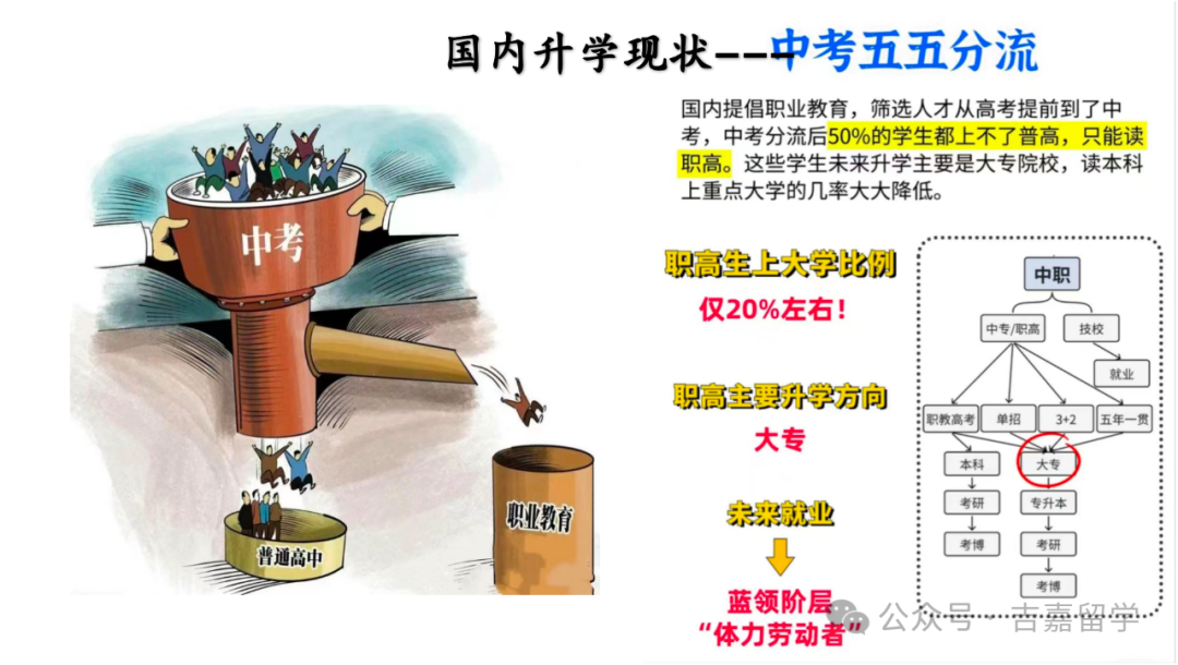 面对中考五五分流的中考现状,中学生的国际择校到底应该怎么选?-第1张图片-四季读书网