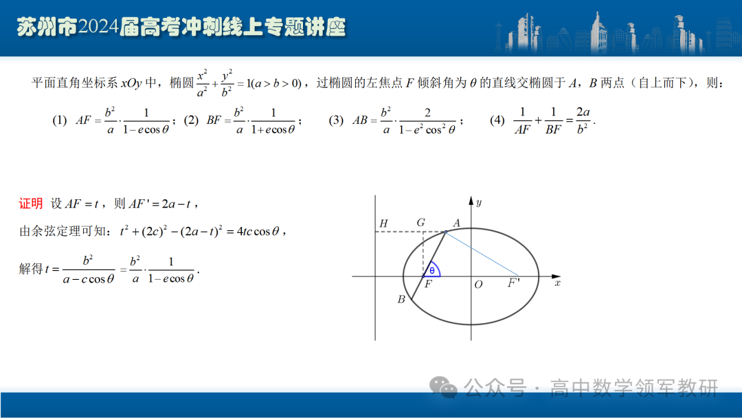 最后高考冲刺必备最优课件:平面解析几何“有解”思维→“优解”思路-第46张图片-四季读书网