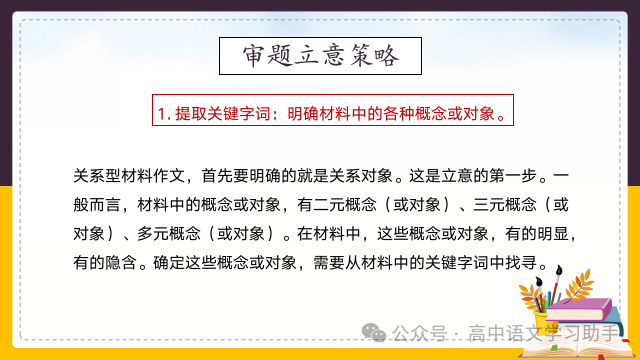 2024届高考作文提分策略:审题立意练习-第4张图片-四季读书网