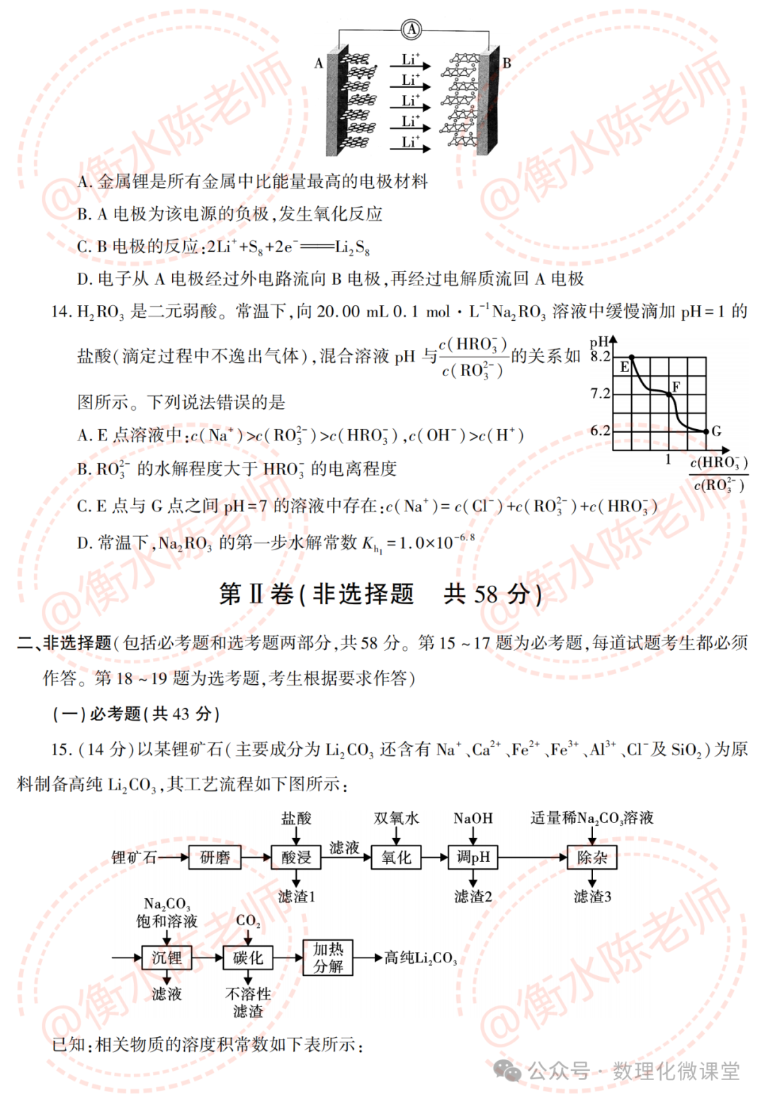 2024高考最后72天,化学绝密押题卷,送给大家-第9张图片-四季读书网