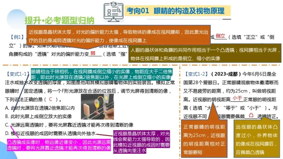 中考物理一轮复习 专题03 透镜及其应用(ppt版)-第59张图片-四季读书网