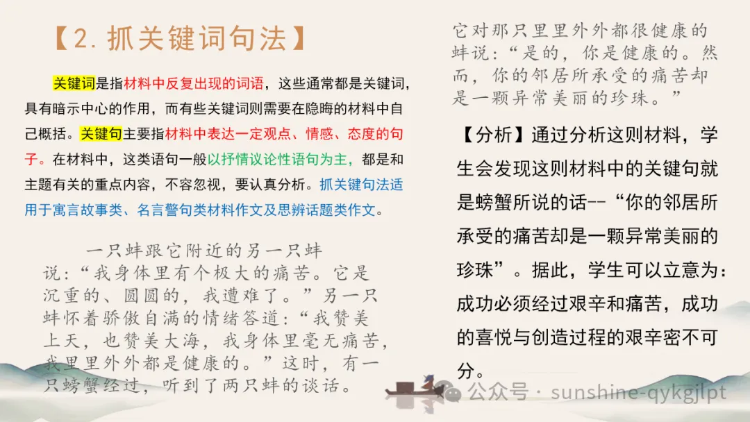 高考作文升格技巧:识别材料类型,学会精准立意 第41张 高考作文升格技巧:识别材料类型,学会精准立意 第41张