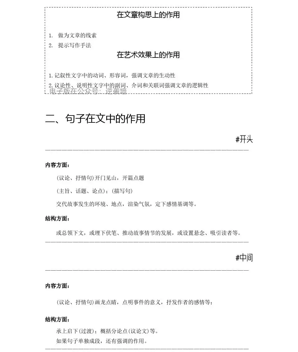 高考语文现代文阅读理解答题技巧,太绝了!-第4张图片-四季读书网 高考语文现代文阅读理解答题技巧,太绝了!-第4张图片-四季读书网