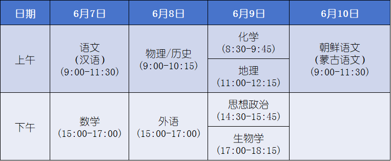 注意!2024年7省高考时间调整!-第1张图片-四季读书网