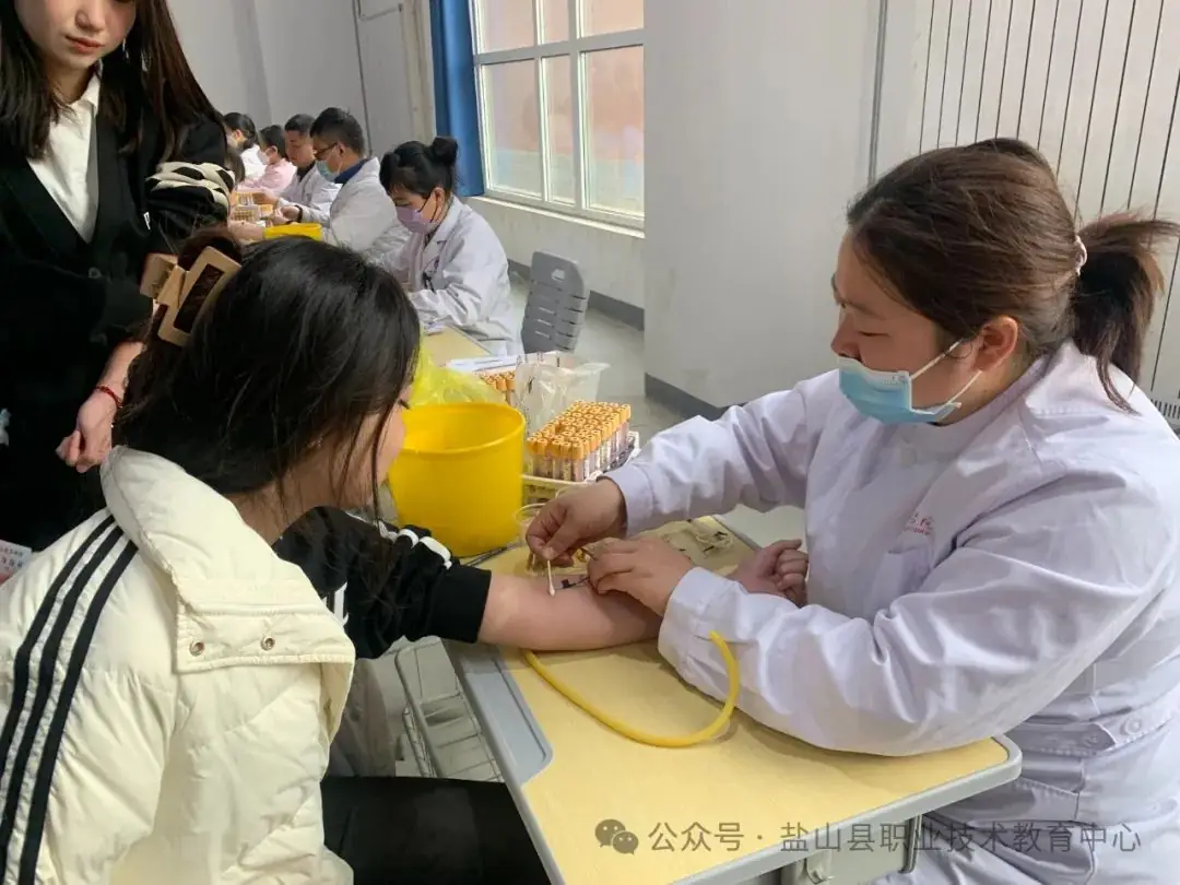 筑梦高考  守护健康——盐山县职教中心2024年高考体检工作圆满完成-第9张图片-四季读书网