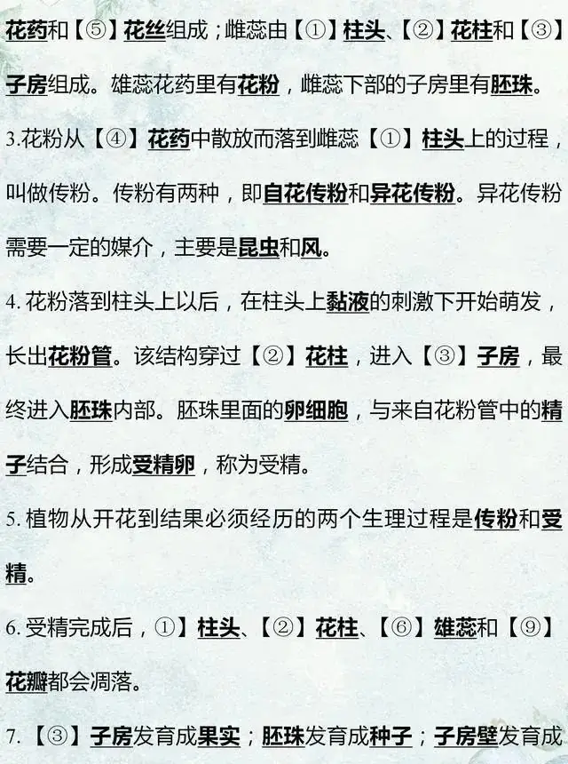 中考生物专题复习:识图作答专项练习,打印吃透,考试不丢分! 第5张