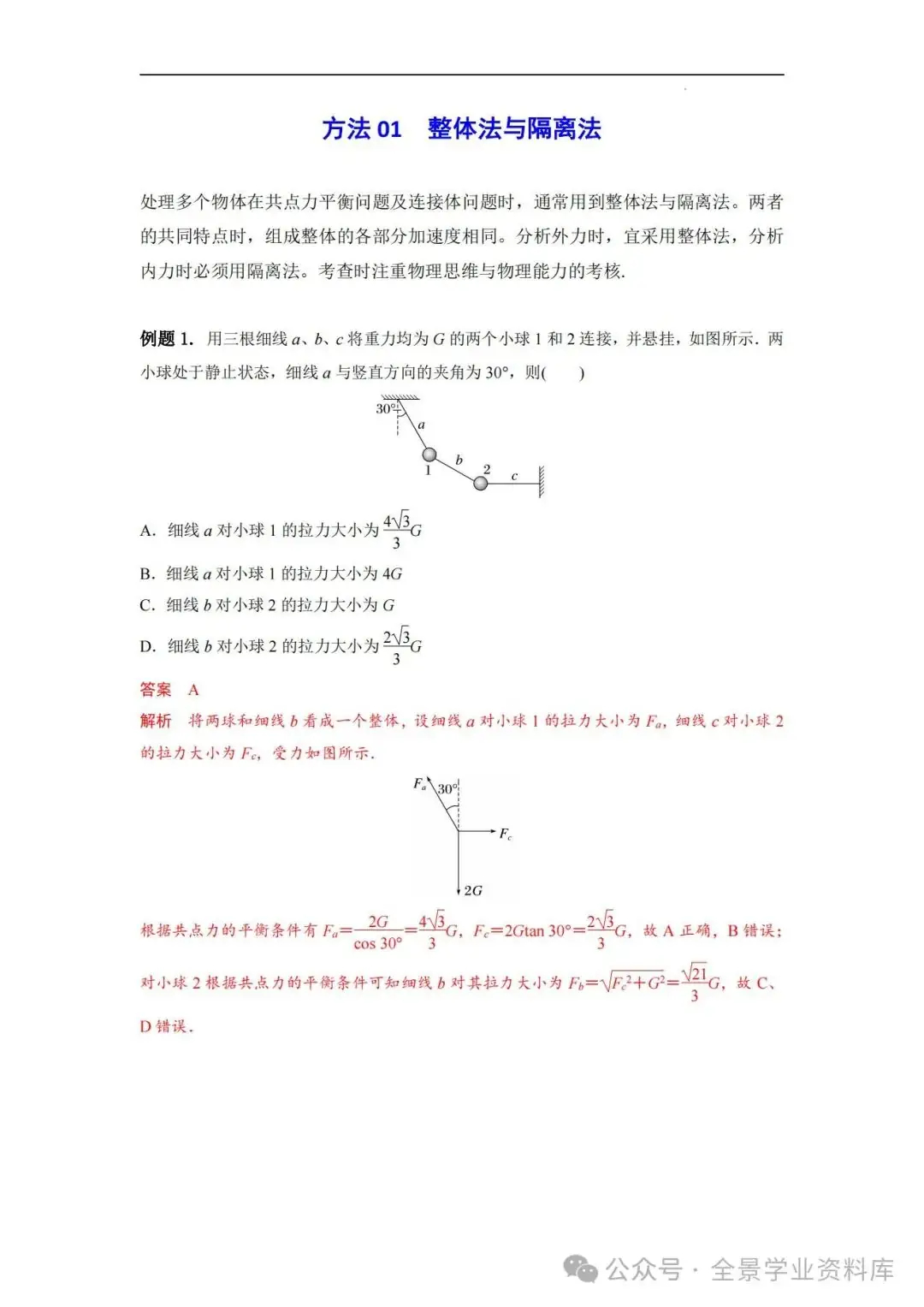 【限时免费】高考备考专题:高中物理解题十大方法-第2张图片-四季读书网 【限时免费】高考备考专题:高中物理解题十大方法-第2张图片-四季读书网