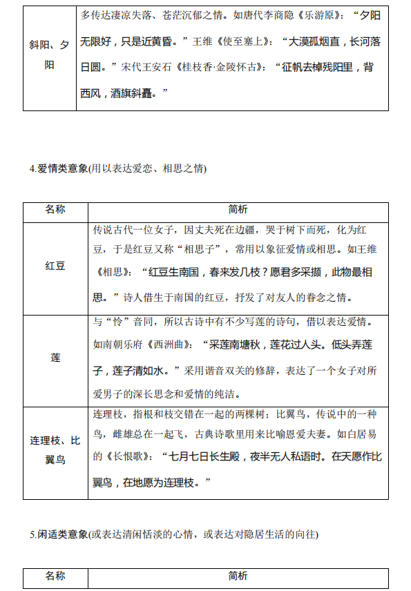 高考语文:古诗词鉴赏中的易错知识清单!-第6张图片-四季读书网