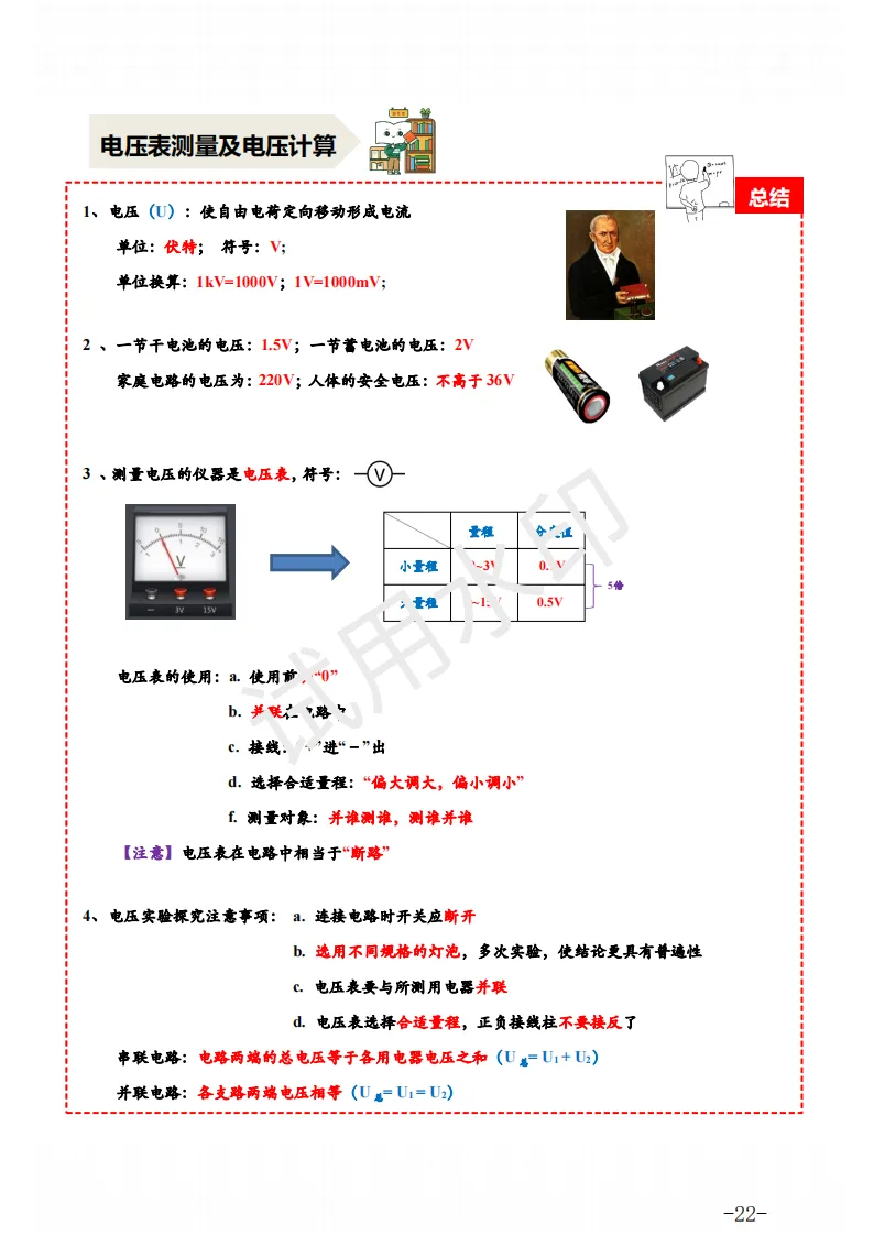 中考物理 | 一轮复习电学、热学九大专题知识点汇总-第31张图片-四季读书网 中考物理 | 一轮复习电学、热学九大专题知识点汇总-第31张图片-四季读书网