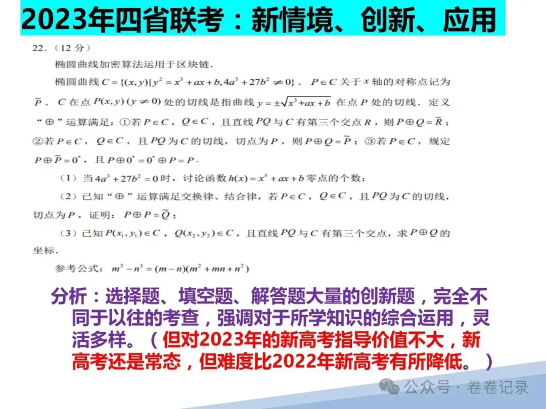 2024.4.2-3江西省高考复习研讨会专家课件(吉安一中)高三数学后阶段复习研讨-第8张图片-四季读书网 2024.4.2-3江西省高考复习研讨会专家课件(吉安一中)高三数学后阶段复习研讨-第8张图片-四季读书网