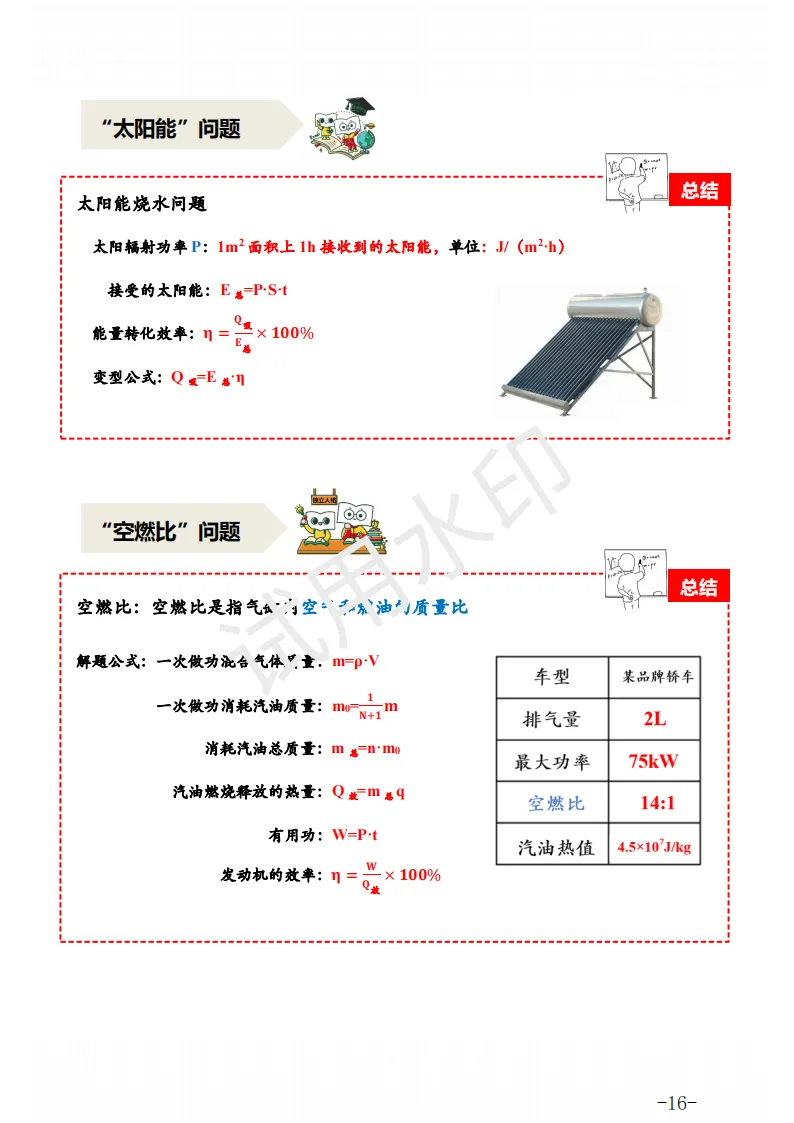 中考物理 | 一轮复习电学、热学九大专题知识点汇总-第23张图片-四季读书网 中考物理 | 一轮复习电学、热学九大专题知识点汇总-第23张图片-四季读书网