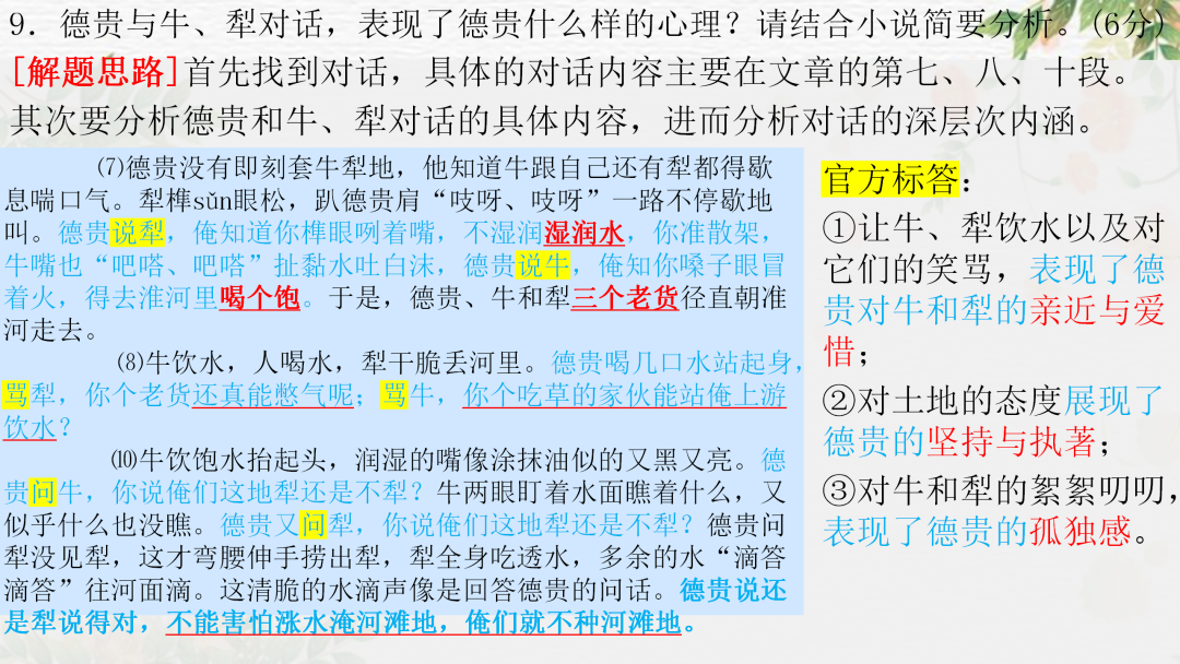 2024高考语文二轮复习专题考点知识训练!(10)-第59张图片-四季读书网
