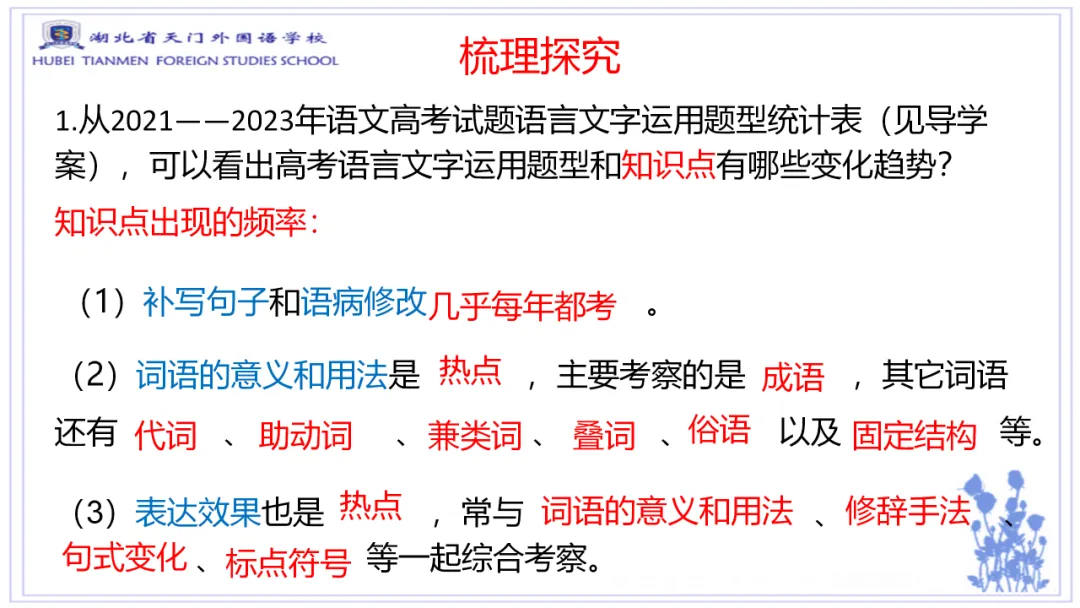 高考语言文字运用新题型预测-第3张图片-四季读书网 高考语言文字运用新题型预测-第3张图片-四季读书网